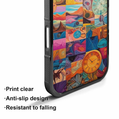 iPhone 17 Case — Full Color Vibrant Surreal Original Art, Custom Designed Case Cover