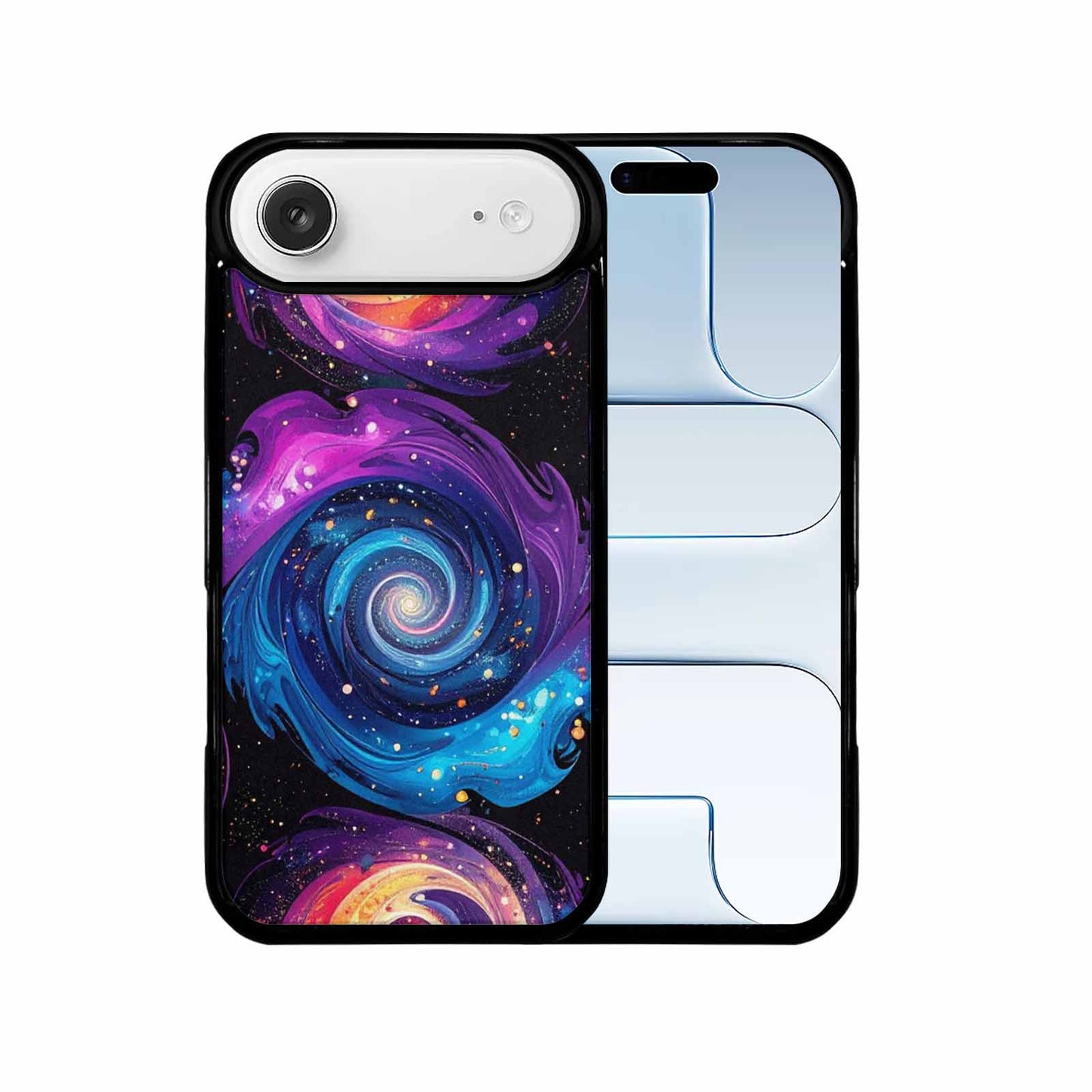 iPhone 17 Air Case — Rose Galaxy Art Seamless Pattern Galaxy, Unique Phone Case Design