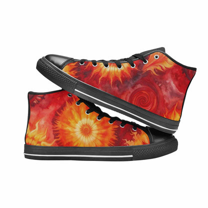 WOMEN'S Tie Dye - High Top Canvas Y2K Shoes