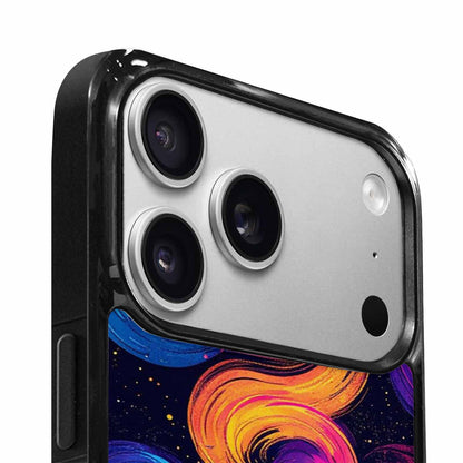 iPhone 17 Pro Case — Rose Galaxy Art Seamless Pattern Galaxy, Custom Art Phone Cover