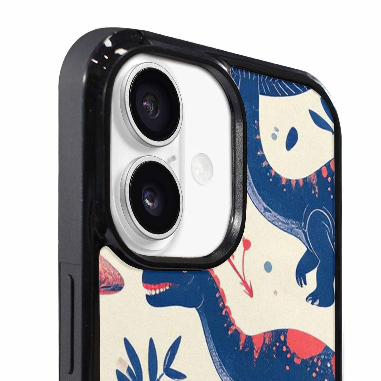iPhone 17 Case — Vintage Dinosaurs Mushroom Retro Vintage, Custom Designed Case Cover