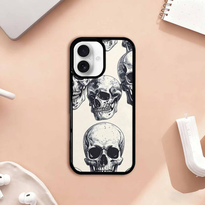 iPhone 17 Case — Skull Dark Art Gothic Print Gothic, Unique Phone Case Design