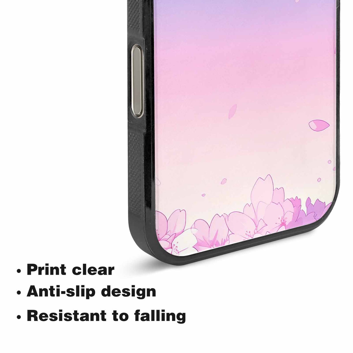 iPhone 15 Pro Max Case — Anime Cherry Blossom Custom, Personalized Phone Case