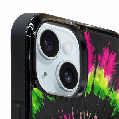 iPhone 15 Plus Case — Acid Wash Tie Dye Pattern High, Custom Phone Case