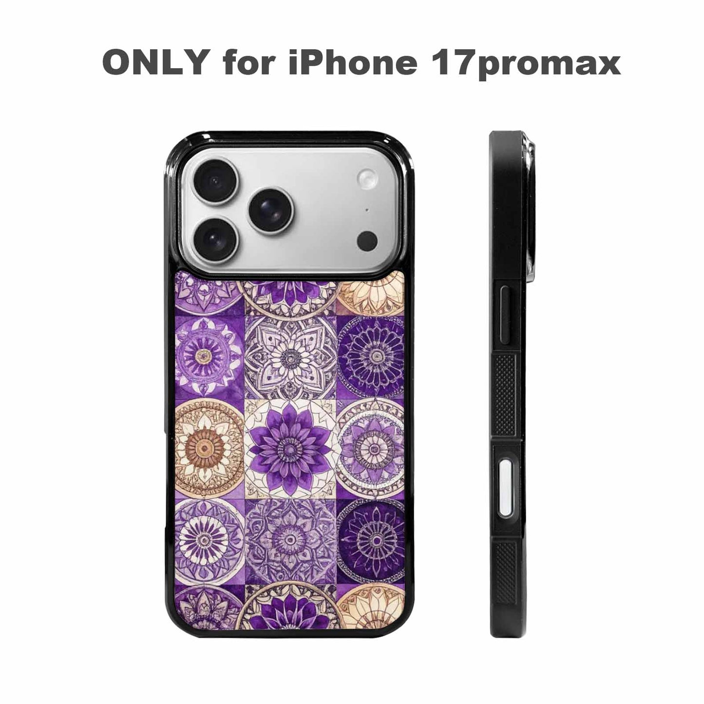 iPhone 17 Pro Max Case — Small Mandala Pattern, Randomly Floral, Original Design Phone Case