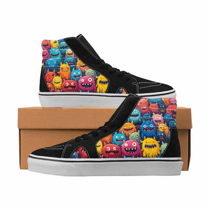 MEN'S Monsters High Top Canvas Custom Design Dreamcore Sneakers
