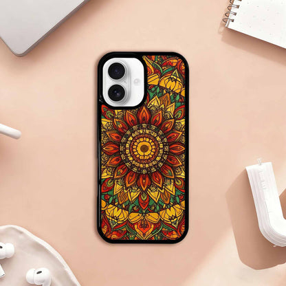 iPhone 17 Case — Mandala Lions Original Art, Custom Phone Case