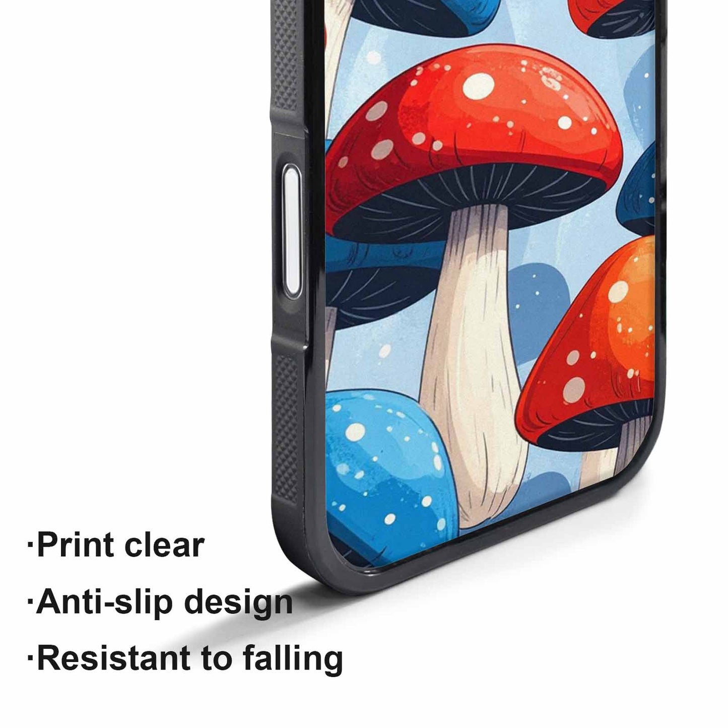 iPhone 17 Pro Case — Vivid Winter Mushroom Seamless Cartoon Cute, Custom Designed Case Cover