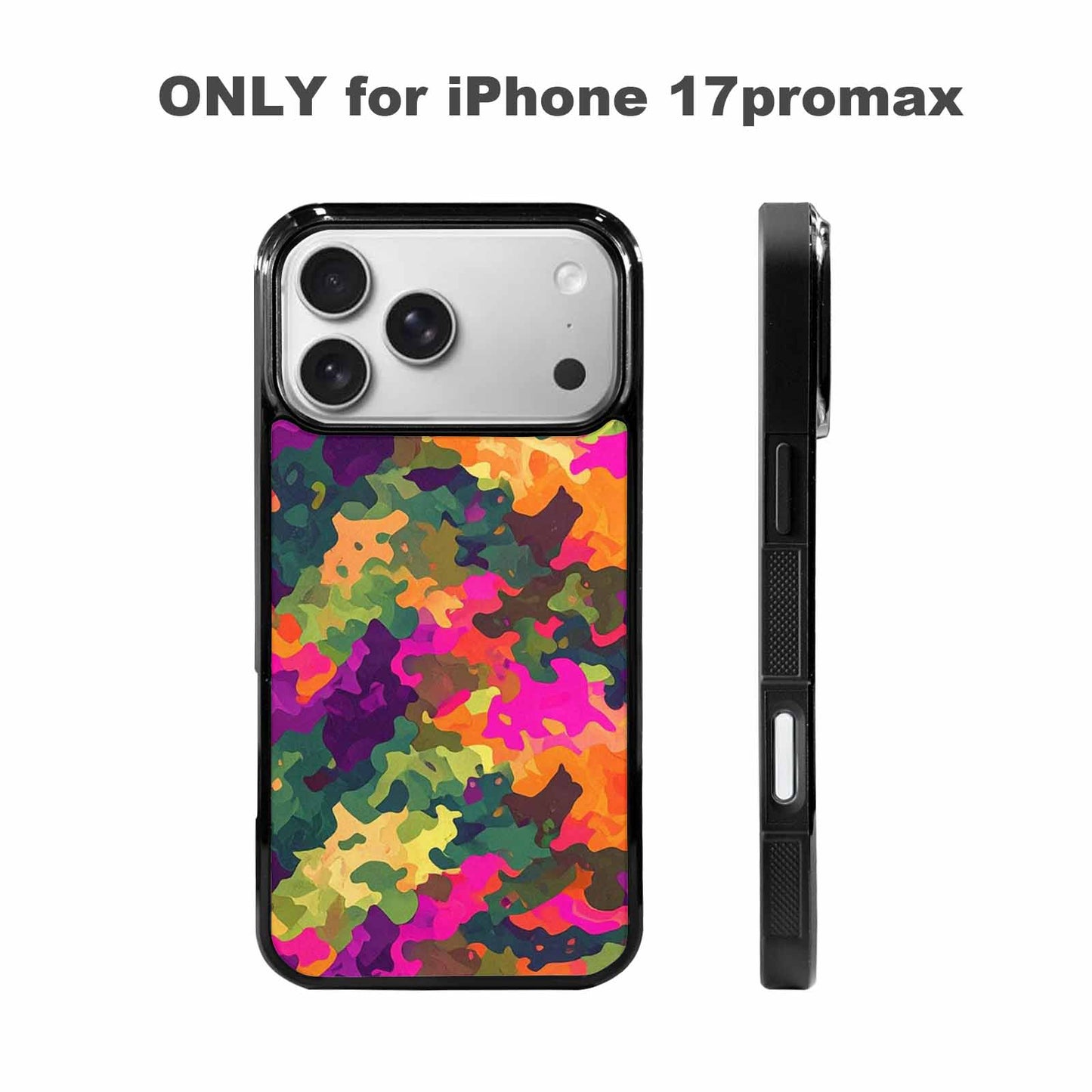 iPhone 17 Pro Max Case — Small Military Camouflage Blotch Camo, Custom Art Phone Cover