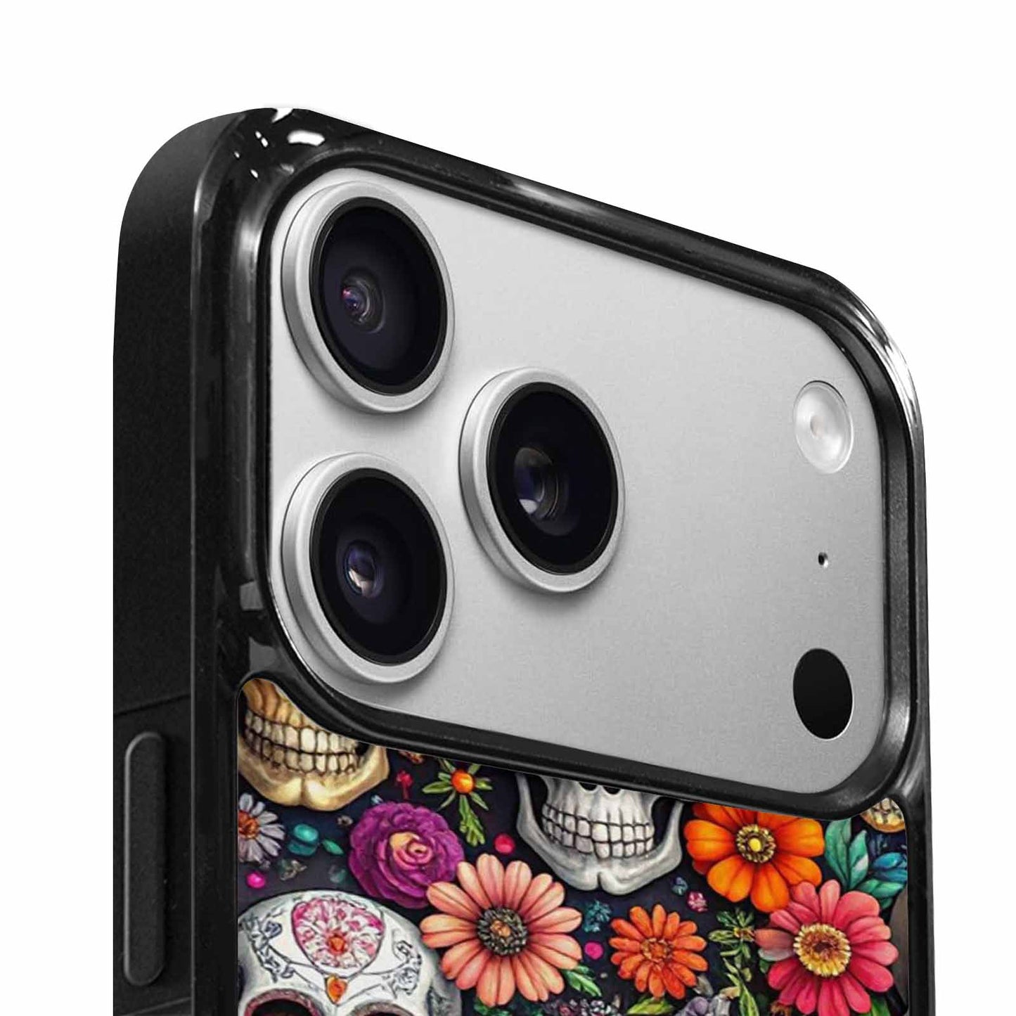 iPhone 17 Pro Case — Greyscale Black And White Dark Gothic, Personalized Phone Case