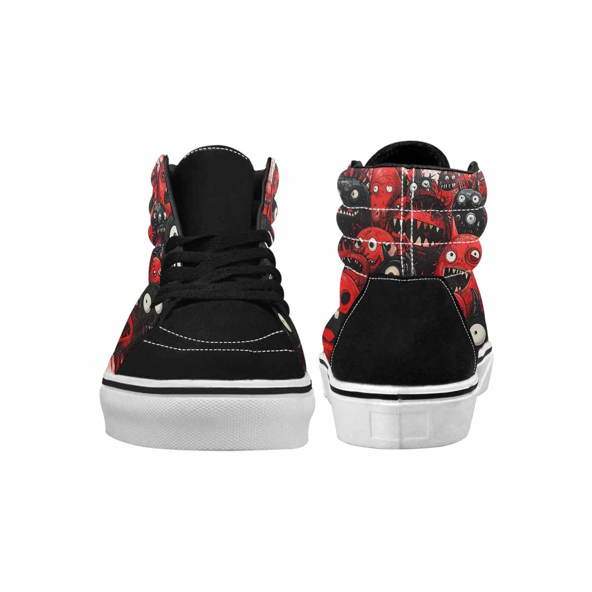 MEN'S Monsters (general) High Top Canvas Vivid Custom Sneakers