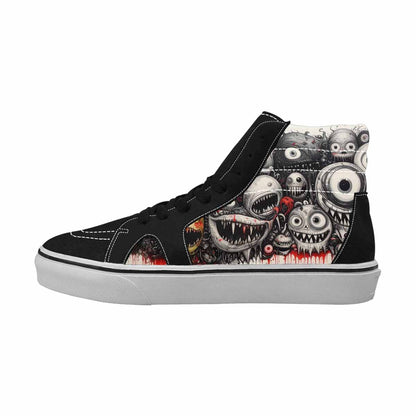 MEN'S Multi High Top Canvas Kaleidoscope Custom Sneakers