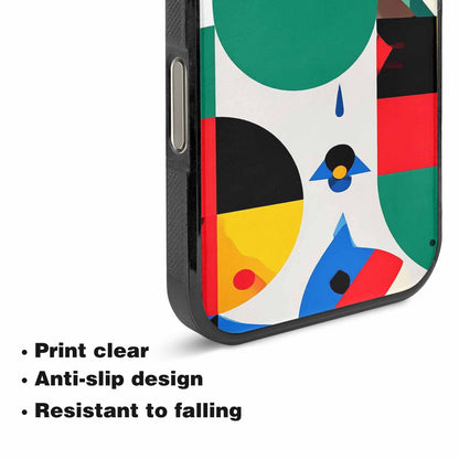 iPhone 16 Pro Max Case — 1960s Mod Cartoon Art Pattern, Unique Phone Case Design