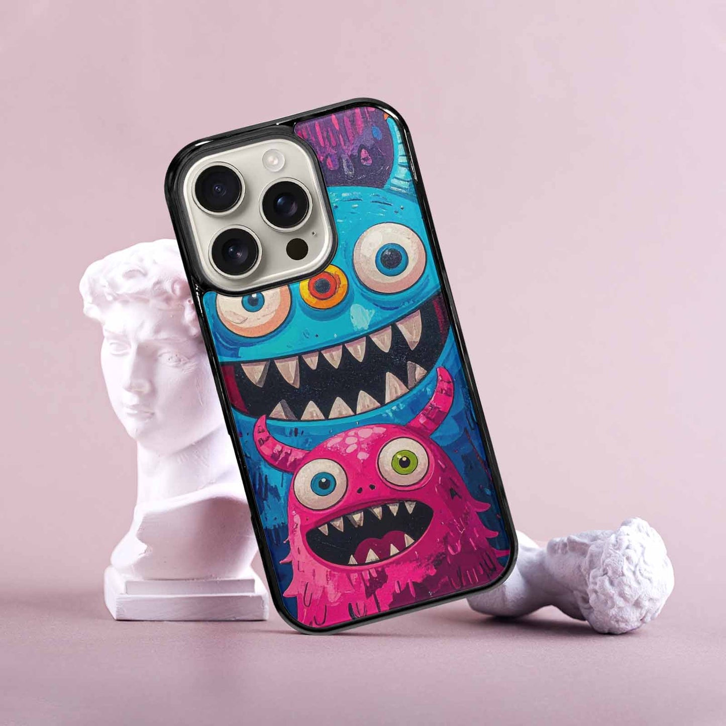 iPhone 16 Pro Case — Goofy Cartoon Monster, Personalized Phone Case