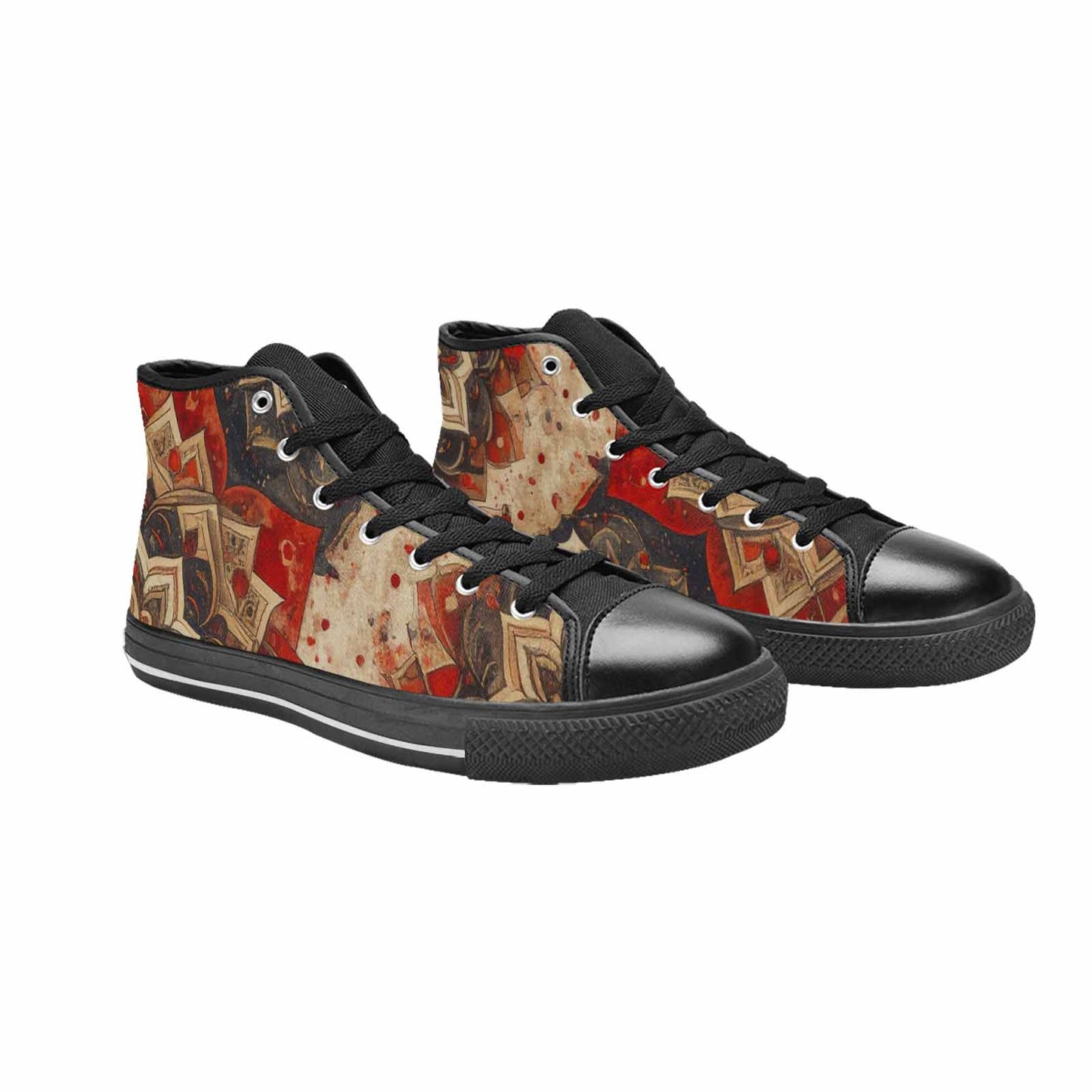 WOMEN'S Mandala High Top Canvas Cottagecore Shoes