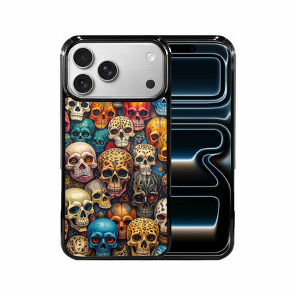 iPhone 17 Pro Max Case — Skulls Animal Print Gothic Skulls, Custom Designed Case Cover