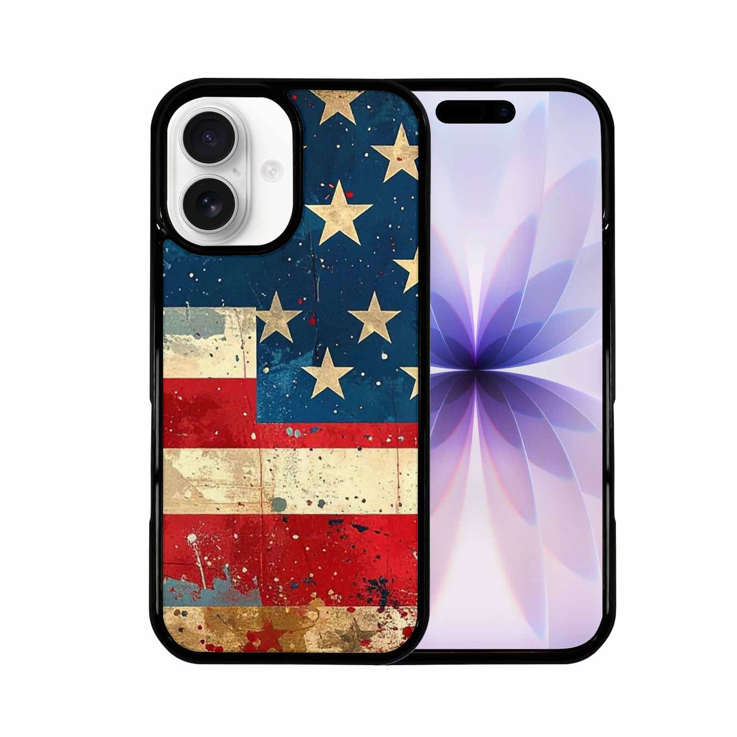 iPhone 17 Case — Small American Flag Stars Galaxy Space, Customized Protective Case