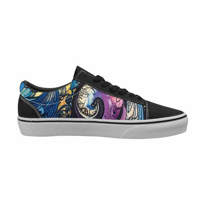 WOMEN'S Tie Lace-Up Canvas Vivid Custom Sneakers