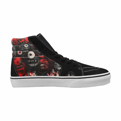 MEN'S Multi High Top Canvas Grunge Custom Shoes