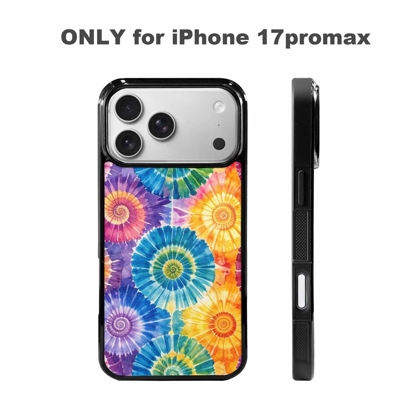iPhone 17 Pro Max Case — Small Tie Dye Swirl Tie Dye, Custom Made Phone Cover