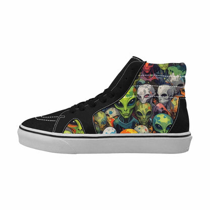 MEN'S Aliens × Camo Aliens High Top Canvas Dreamlike Shoes