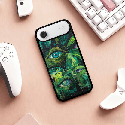 iPhone 17 Air Case — Seamless Repeating Pattern Of Overlapping Cartoon, Custom Print Case Cover