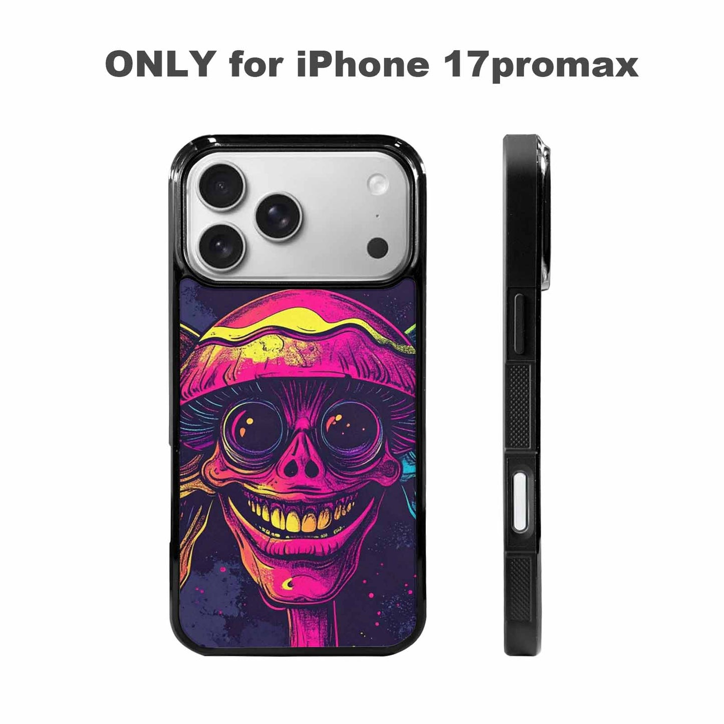 iPhone 17 Pro Max Case — Retro Mushroom Cartoon Art Retro Vintage, Custom Designed Case Cover