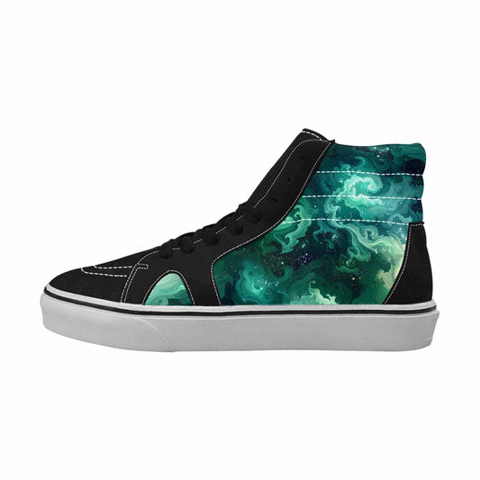 WOMEN'S Galaxy Art - High Top Canvas Dark Academia Sneakers
