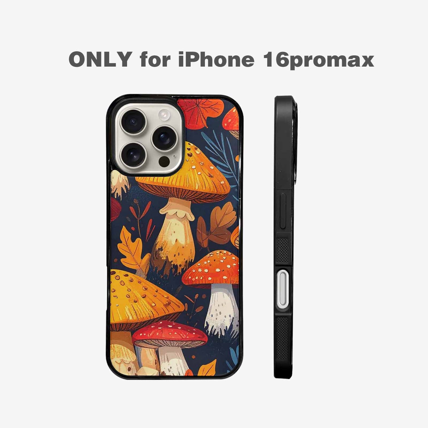 iPhone 16 Pro Max Case — Bold Autumn Mushroom Bold Autumn Mushroom, Original Design Phone Case