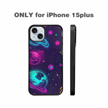iPhone 15 Plus Case — Space Galaxy Astronaut Custom, Custom Art Phone Cover