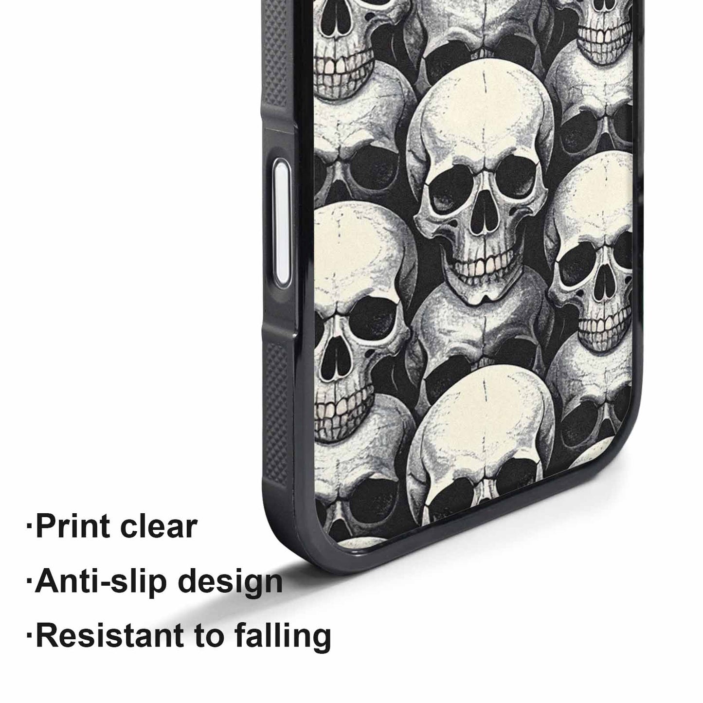 iPhone 17 Air Case — Skull Dark Art Gothic Print Gothic, Customized Protective Case