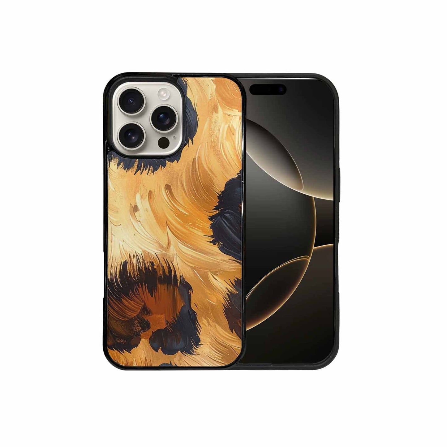 iPhone 16 Pro Max Case — Leopard Soft Airbrush Gradient, Custom Designed Case Cover