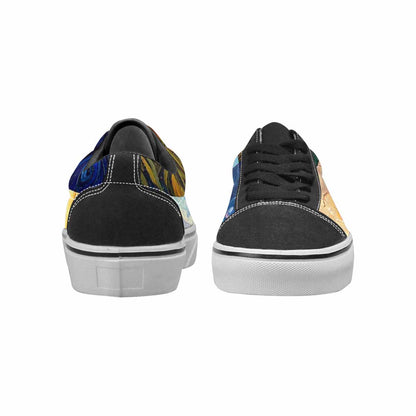 WOMEN'S Blend All Versions Canvas Lace-Up Aesthetic Custom Shoes