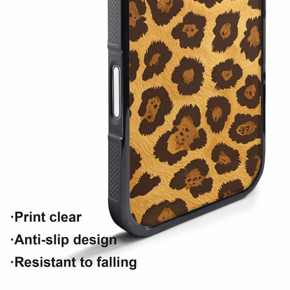 iPhone 17 Pro Case — Classic Leopard Print Warm Golden Animal, Custom Made Phone Cover