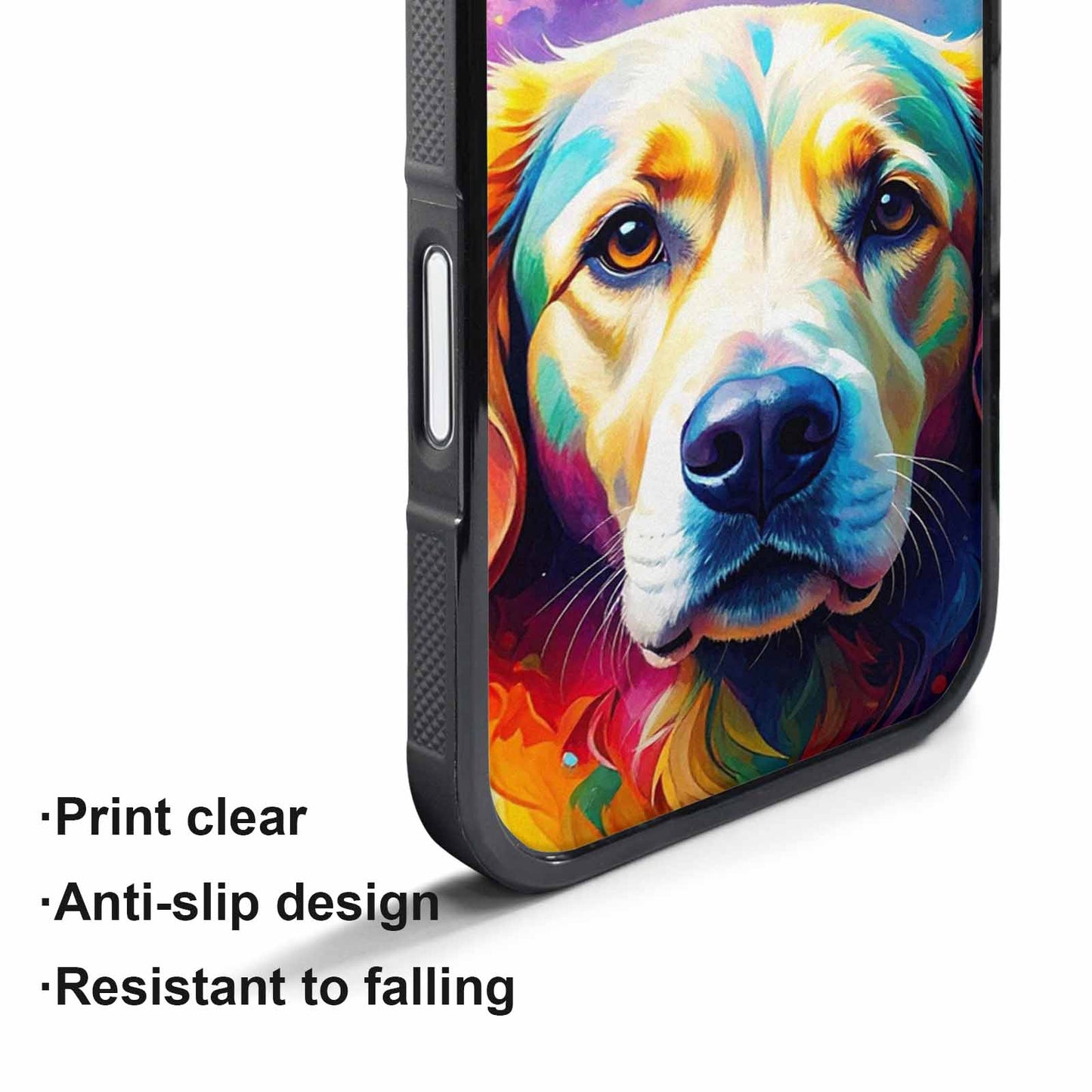 iPhone 17 Pro Case — Golden Retriever Watercolor Art Pattern Watercolor, Personalized Phone Case