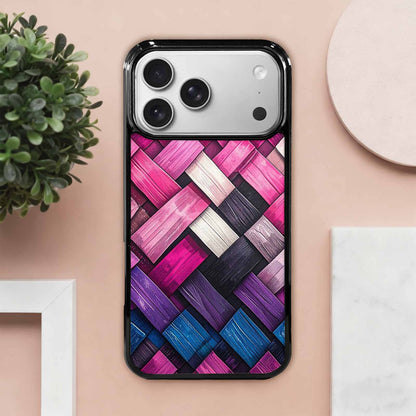 iPhone 17 Pro Max Case — Genderfluid Flag Color Theme Original Art, Custom Art Phone Cover