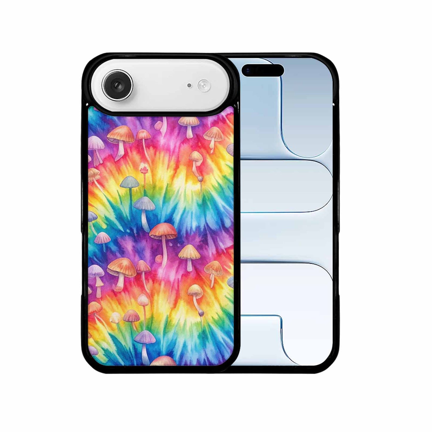 iPhone 17 Air Case — Mushrooms Tie Dyemushrooms Pat Efq Tie, Custom Phone Case