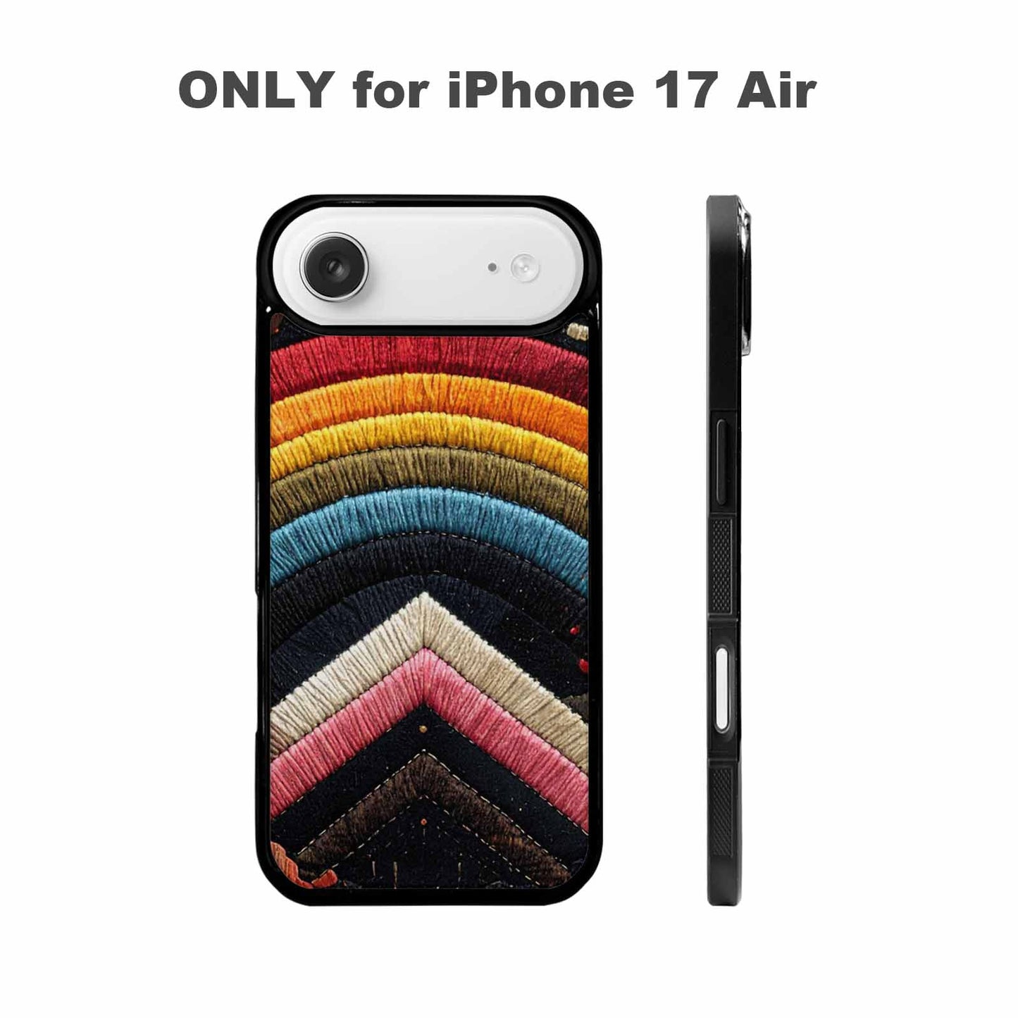 iPhone 17 Air Case — Vivid Camo Progress Pride Camo, Custom Made Phone Cover