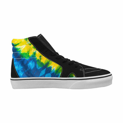 WOMEN'S Tie Dye Classic High Top Canvas Neon Fantasy Sneakers