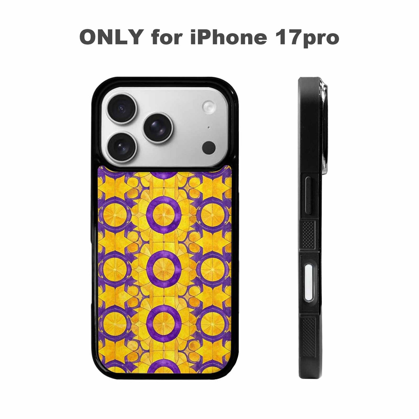 iPhone 17 Pro Case — Intersex Flag Color Theme Small Original, Unique Phone Case Design