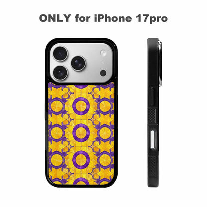 iPhone 17 Pro Case — Intersex Flag Color Theme Small Original, Unique Phone Case Design