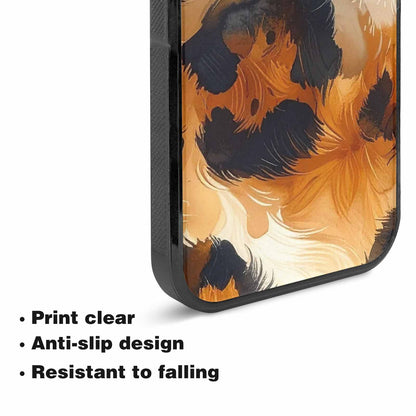 iPhone 15 Plus Case — Leopard Soft Airbrush Gradient, Custom Made Phone Cover