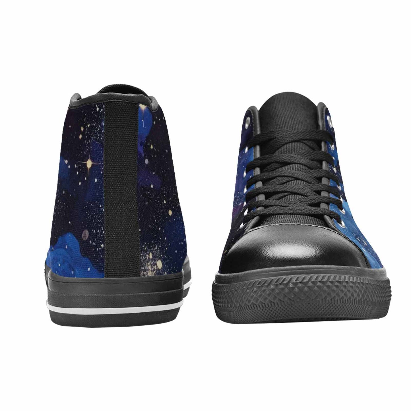 WOMEN'S Galaxy Art - High Top Canvas Dreamcore Custom Sneakers