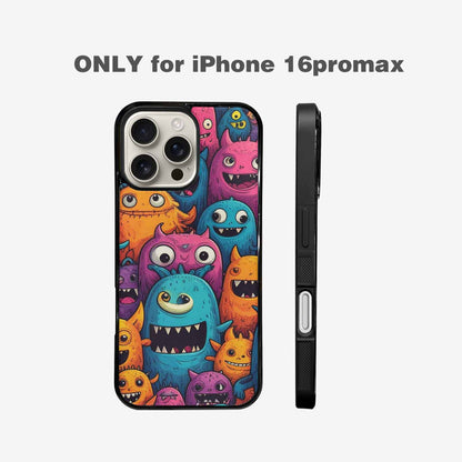iPhone 16 Pro Max Case — Monsters General Cartoon Monst, Unique Phone Case Design