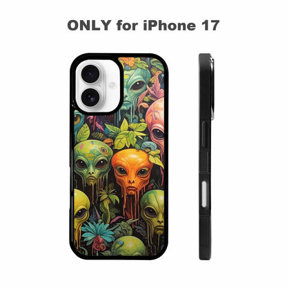 iPhone 17 Case — Aliens Pattern Hundreds Of Alien Scifi, Custom Made Phone Cover