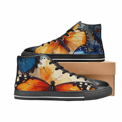 MEN'S Butterfly Wing High Top Canvas Dreamcore Shoes