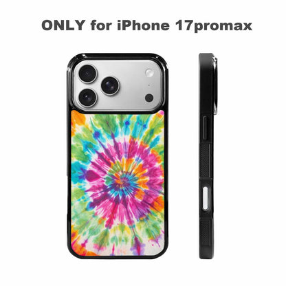 iPhone 17 Pro Max Case — Tie Dye Rainbow Twist Custom Tie, Custom Designed Case Cover