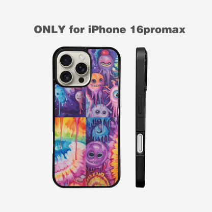 iPhone 16 Pro Max Case — Aliens Tie Dyemelting Aliens P, Custom Designed Case Cover