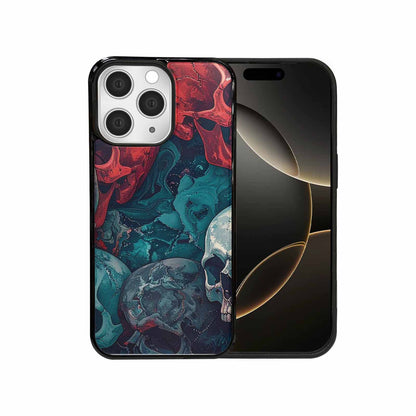 iPhone 15 Pro Max Case — Marble Skull Custom, Original Design Phone Case
