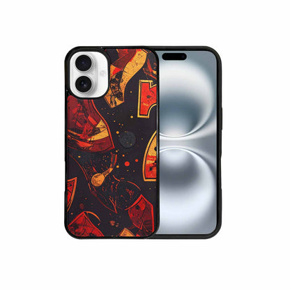 iPhone 16 Plus Case — Dice And Casino Pattern Seamless Repeat, Original Design Phone Case
